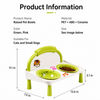 Raised Ceramic Double Pet Bowl Set