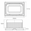 Dog Potty Tray with Wire Grid and Drawer