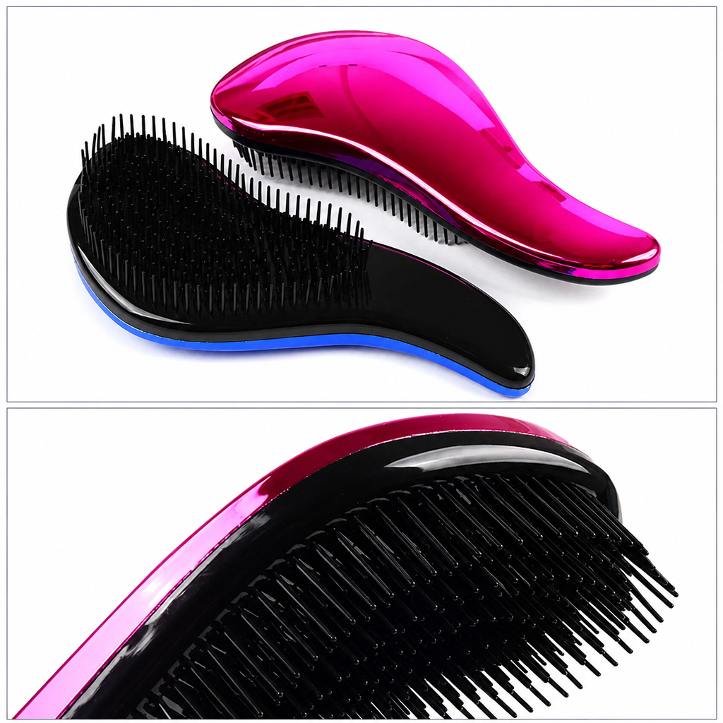 Pet Deshedding Massage Comb with Comb Cleaner for Dogs & Cats