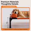 Elevated Faux Leather Pet Bed - p-00149
