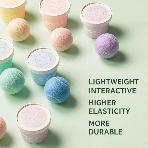 Ice Cream-Themed Interactive Dog Ball Toy