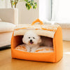 Plush Pet Tent Bed with Removable, Washable Cushion