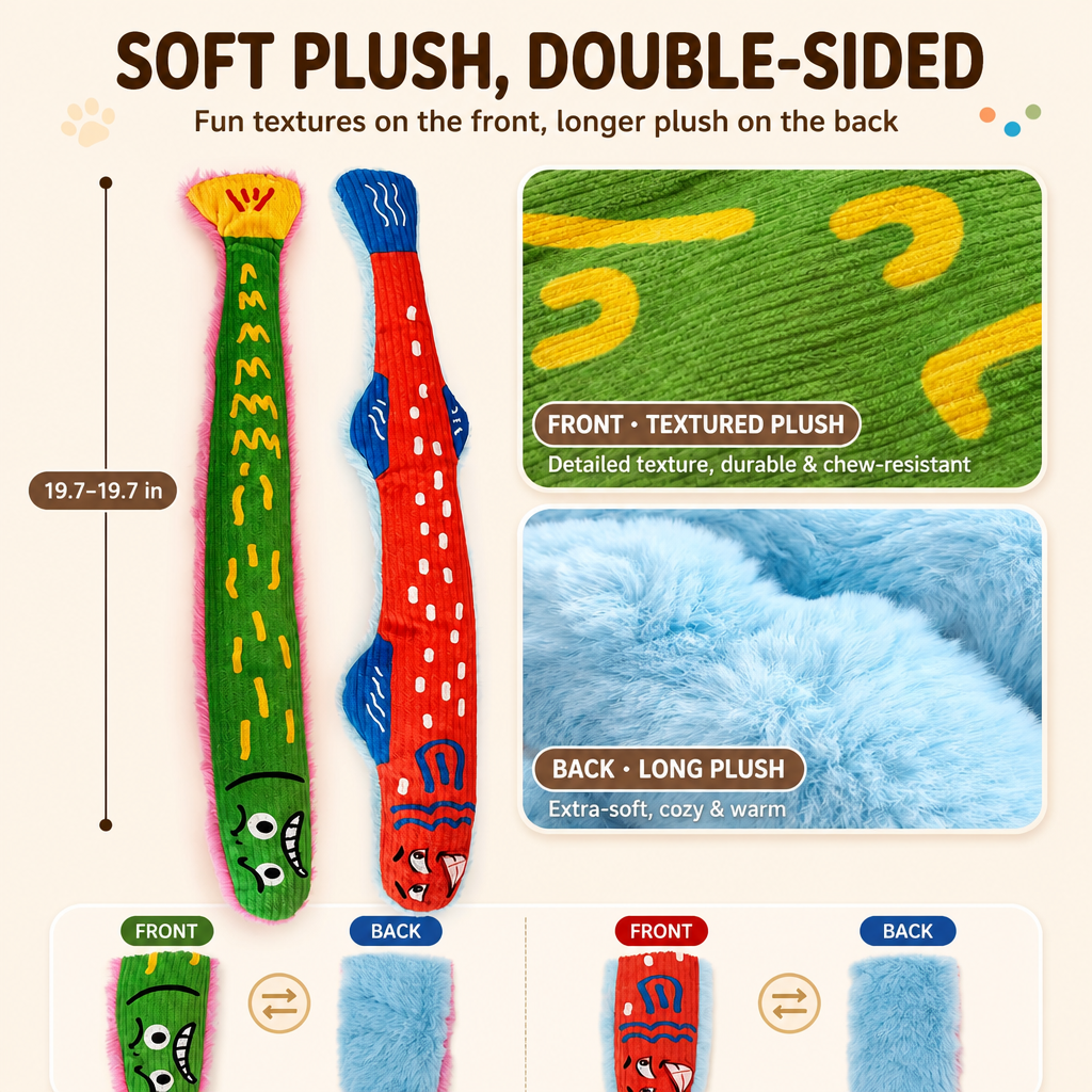 Fish-Shaped Crinkle Cat Toy for Indoor Play