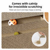 L-Shaped Vertical Kraft Paper Cat Scratcher for Cats