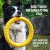 Interactive Dog Toys with Frisbee, Tug Rings and Floating Ball - p-00018