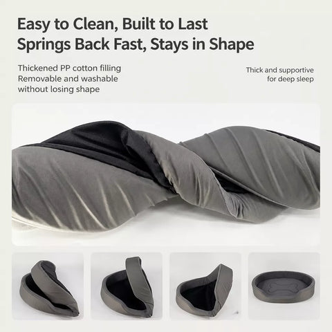 All-Season Removable Washable Polyester Dog Bed