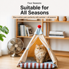 Semi-Enclosed Tent Bed for Cats and Dogs