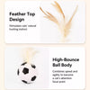 Feather Ball Teaser Toy for Cats