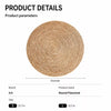 Round Cattail Grass Cat Scratcher Mat
