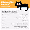 Wall-Mounted Self-Adhesive Cat Scratcher for Vertical Scratching