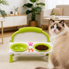 Raised Ceramic Double Pet Bowl Set