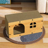 Corrugated Cardboard Cat Scratcher House