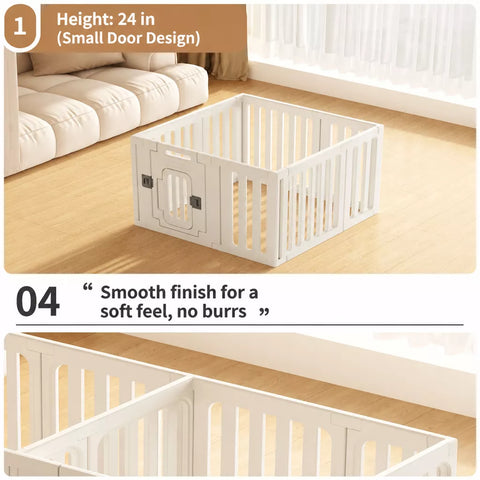 Indoor Resin Pet Playpen