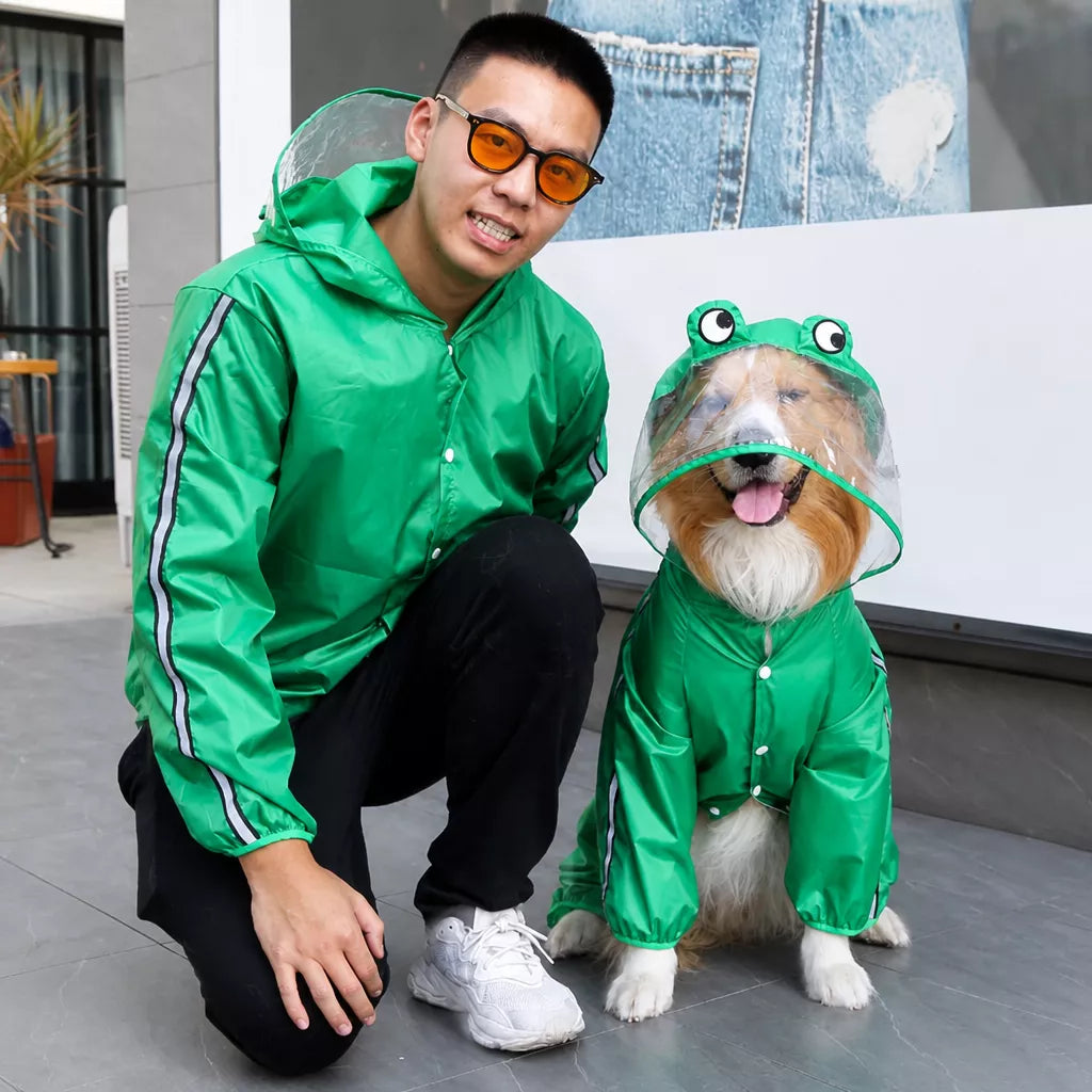 Four-Leg Waterproof Dog Raincoat