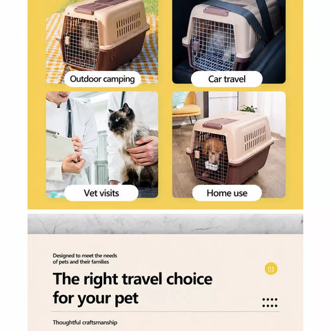Pet Travel Carrier for Cats and Small to Medium Dogs