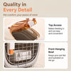 Ventilated Portable Pet Carrier for Small Dogs & Cats