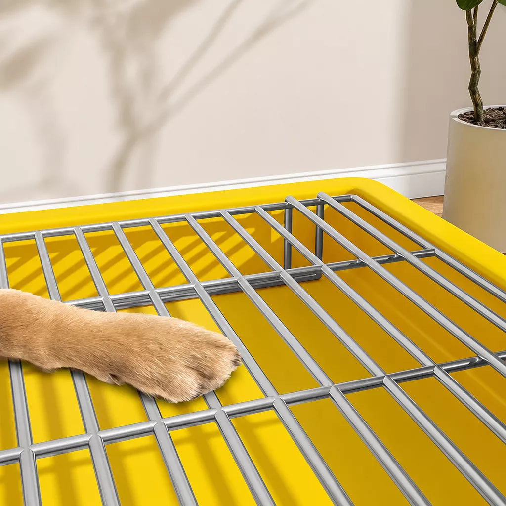 Dog Potty Training Tray with Grate
