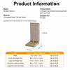 L-Shaped Vertical Kraft Paper Cat Scratcher for Cats