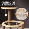 Wooden Space Capsule Cat Tree with Scratching Post