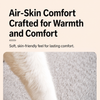 Enclosed Plush Pet Bed with Door Curtain for Cats and Dogs