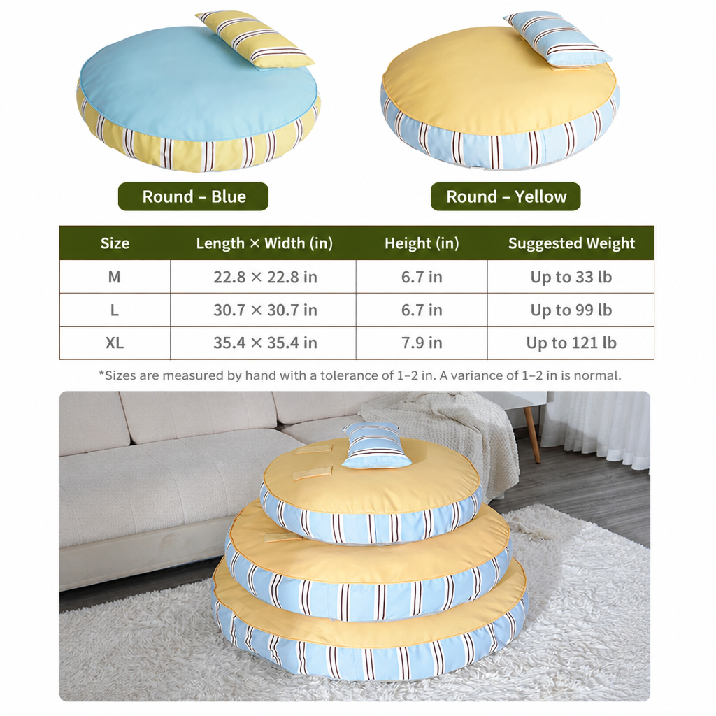 Washable Pet Bed Mat for Cats and Small to Medium Dogs