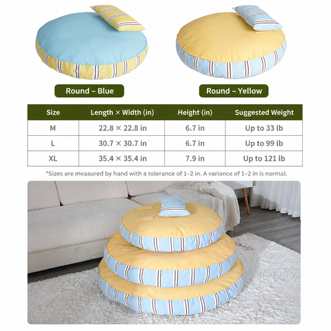 Washable Pet Bed Mat for Cats and Small to Medium Dogs