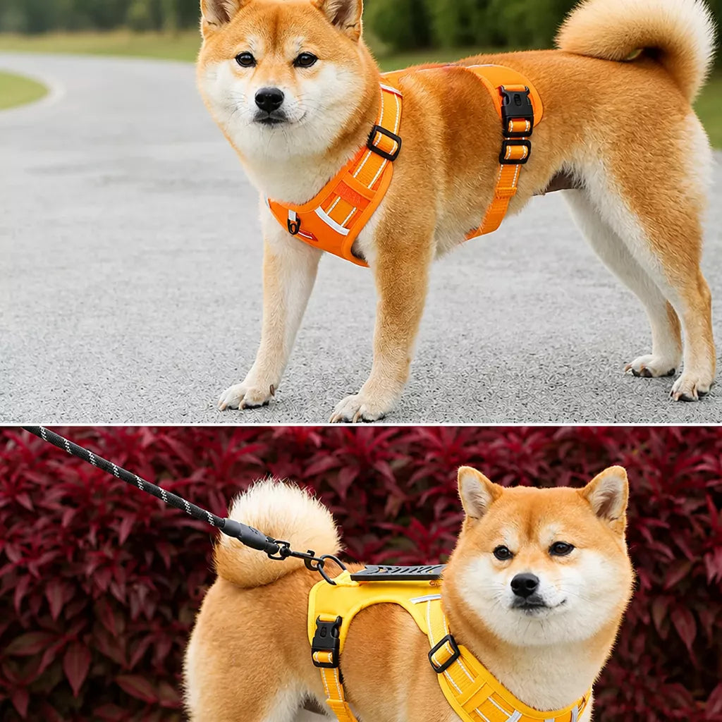 Nylon Dog Harness with Optional Leash