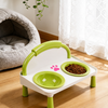Raised Ceramic Double Pet Bowl Set