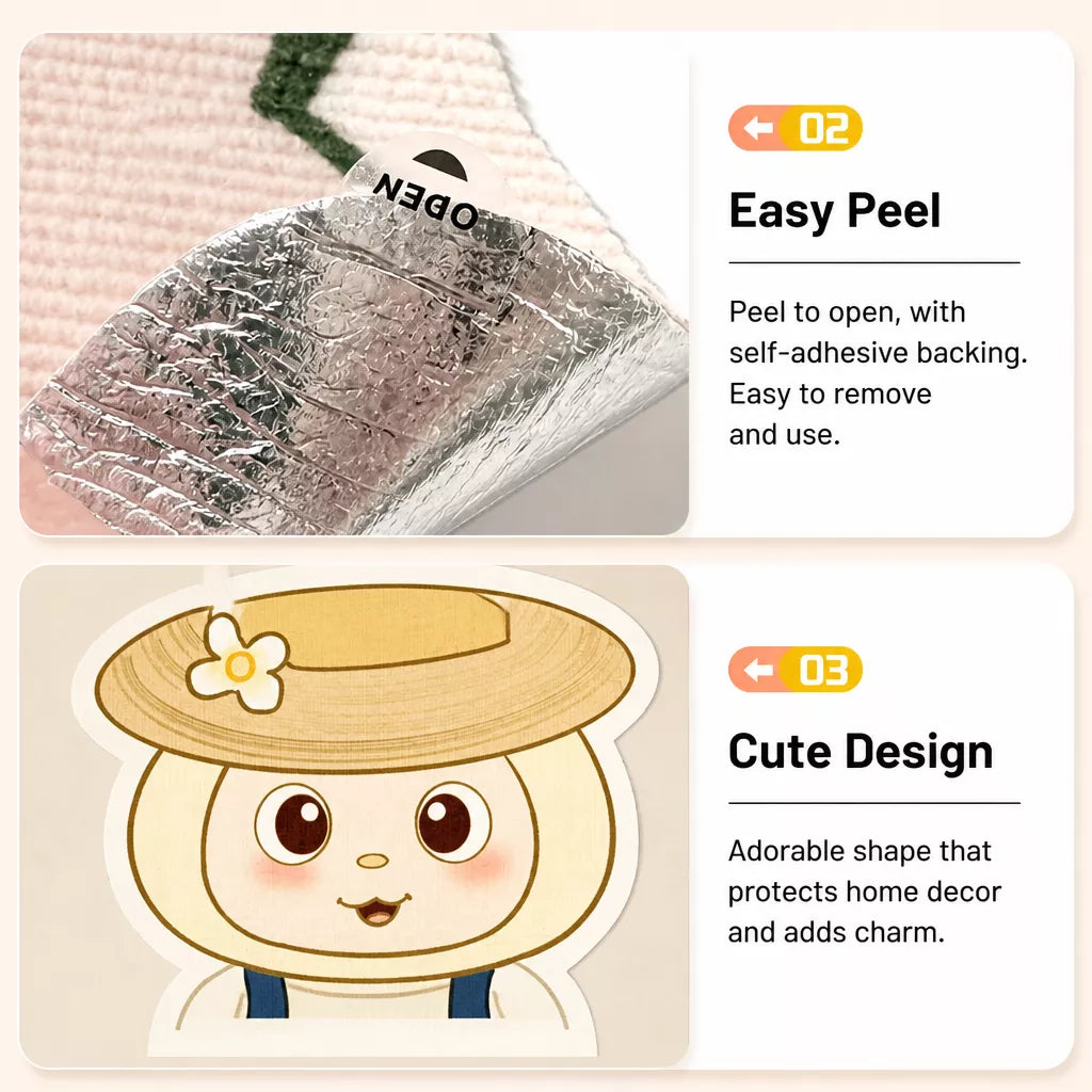 Adhesive Wall-Mounted Cat Scratching Pad