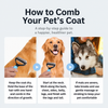 Double-Sided Dematting and Thinning Comb for Cats and Dogs