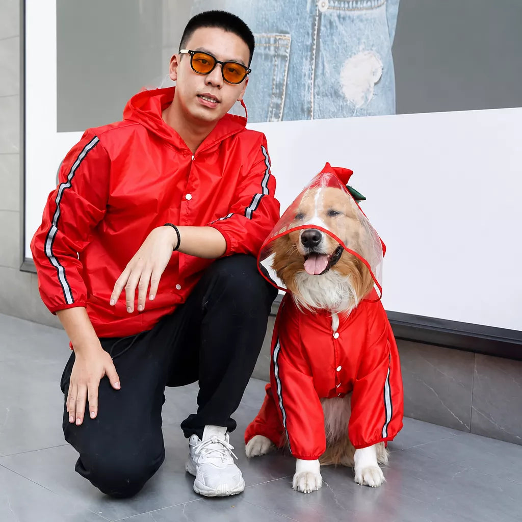Four-Leg Waterproof Dog Raincoat