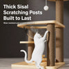 Wooden Space Capsule Cat Tree with Scratching Post