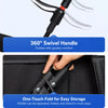 Foldable Pet Stroller with Detachable Carrier for Dogs & Cats
