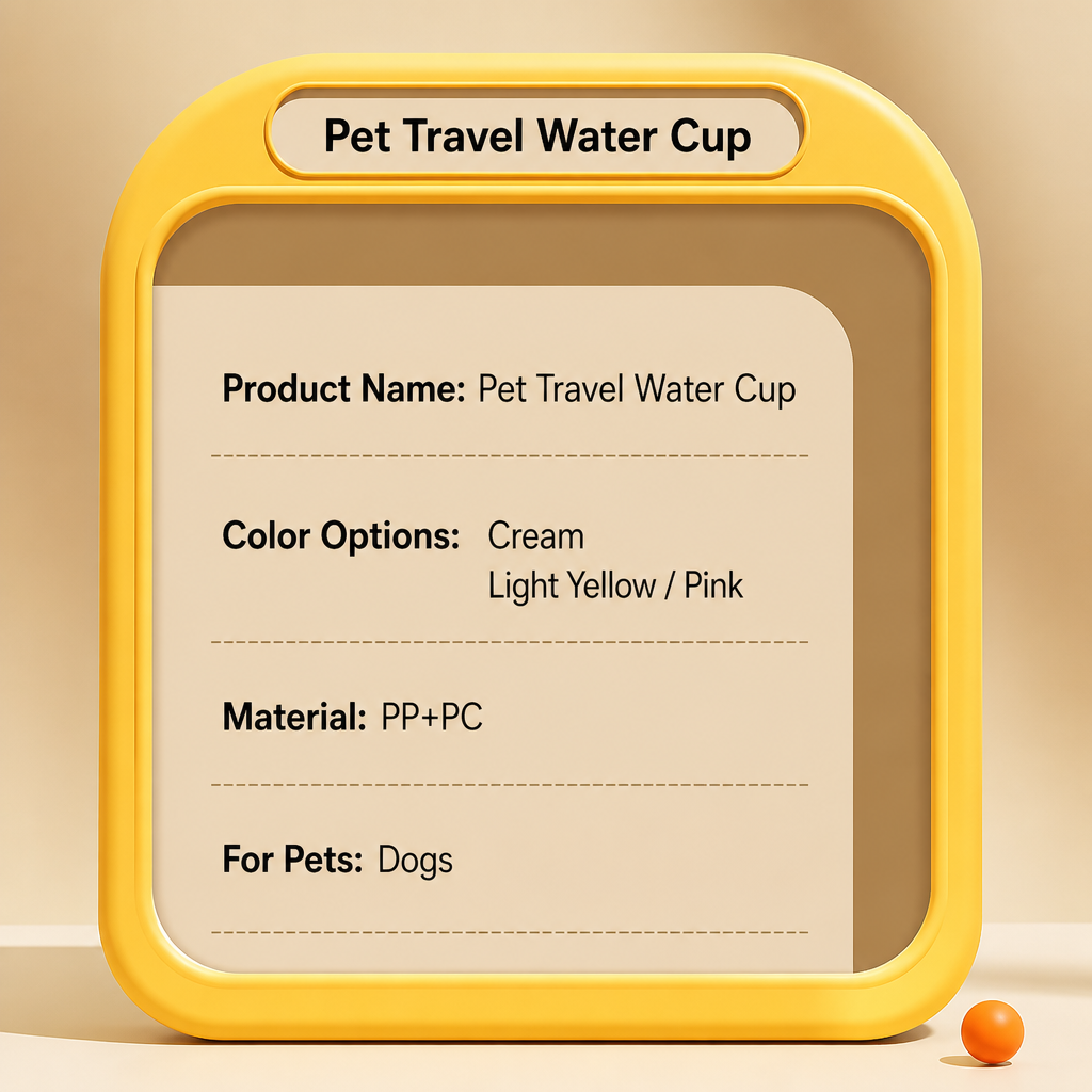 Portable Dog Water Bottle for Walks, Travel & Outdoor Use