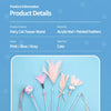 Feather Cat Teaser Toy Set with Bells