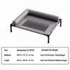 Elevated Faux Leather Pet Bed - p-00149