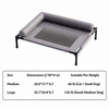 Elevated Faux Leather Pet Bed - p-00149