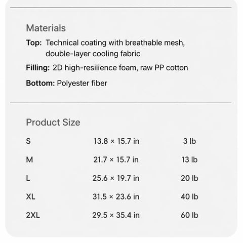 Low-Profile Pet Bed Mat for Cats and Dogs