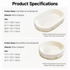 Oval Cat Scratcher with Integrated Lounge Bed