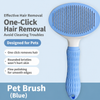 Self-Cleaning Pet Brush for Dogs & Cats, 3.8-Inch Wide Head