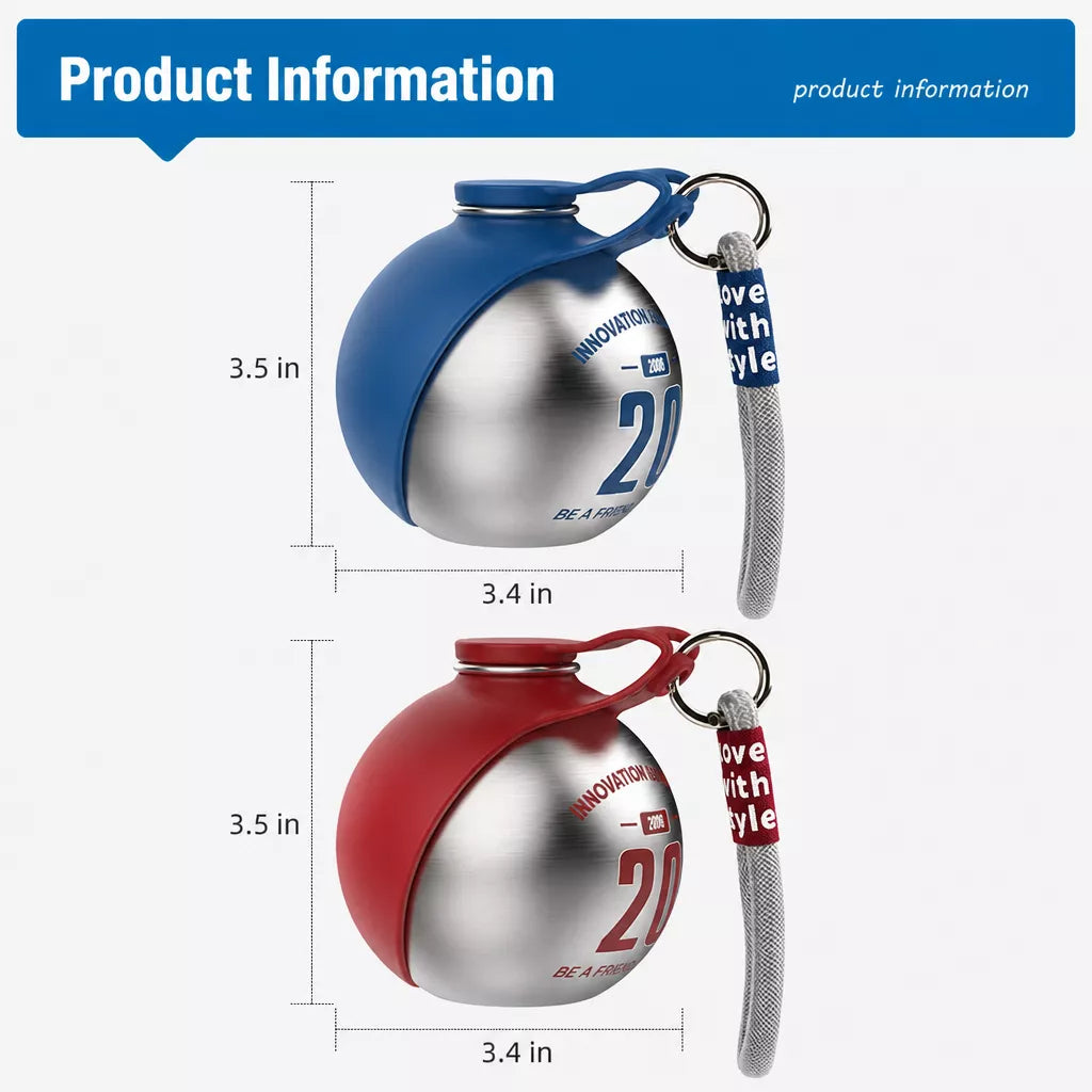Portable Stainless Steel Pet Water Bottle