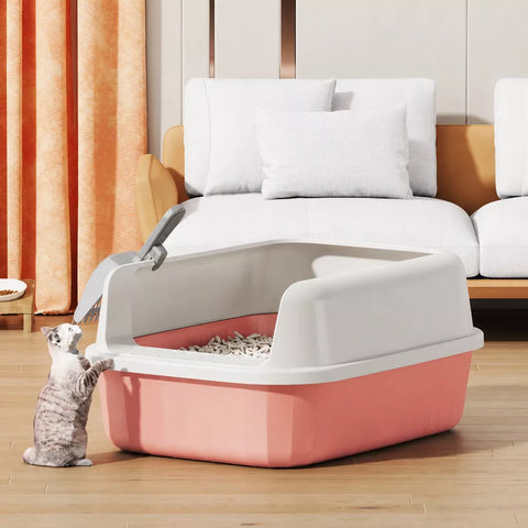 Extra-Large Semi-Enclosed Cat Litter Box p-05685