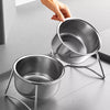 Elevated Stainless Steel Pet Bowl Stand