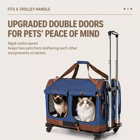 Foldable Pet Carrier for Cats and Dogs