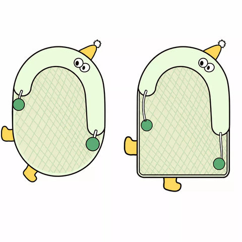 Low-Profile Pet Bed Mat for Cats and Dogs