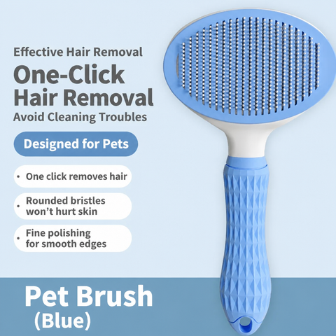 Self-Cleaning Pet Brush for Dogs & Cats