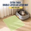Double-Layer Cut-to-Fit Cat Litter Mat
