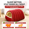 Semi-Enclosed EPE Foam Pet Bed for Cats & Dogs