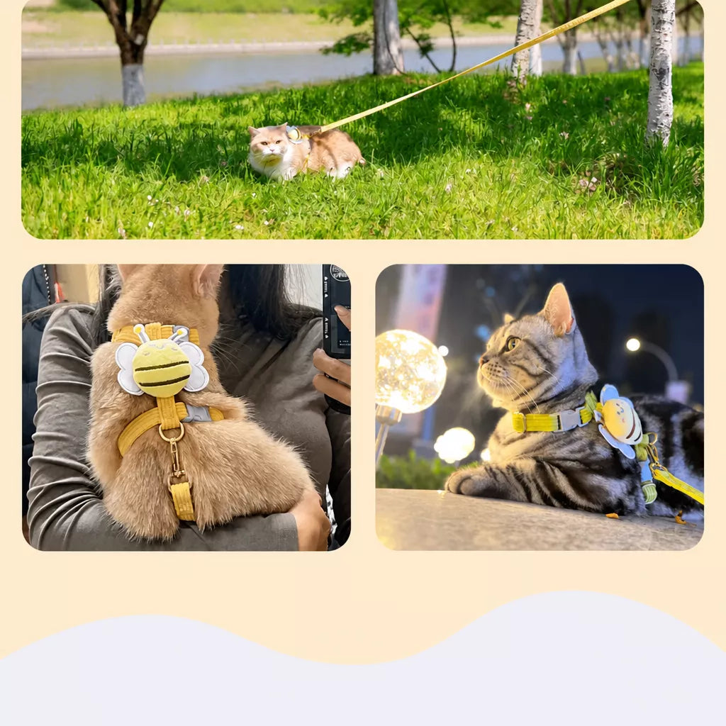 Cat Vest Harness and Leash for Outdoor Walks