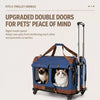Foldable Pet Carrier for Cats and Dogs with Shoulder Strap
